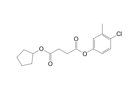 Succinic acid, 4-chloro-3-methylphenyl cyclopentyl ester