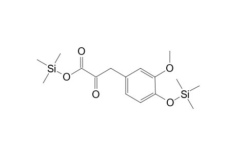 2-Keto-3-(3-methoxy-4-trimethylsilyloxy-phenyl)propionic acid trimethylsilyl ester