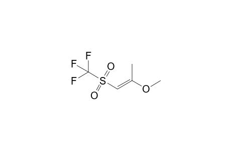 E-1-Trifluoromethylsulfonyl-2-methoxypropene