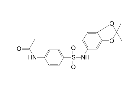 N-(4-([(2,2-Dimethyl-1,3-benzodioxol-5-yl)amino]sulfonyl)phenyl)acetamide