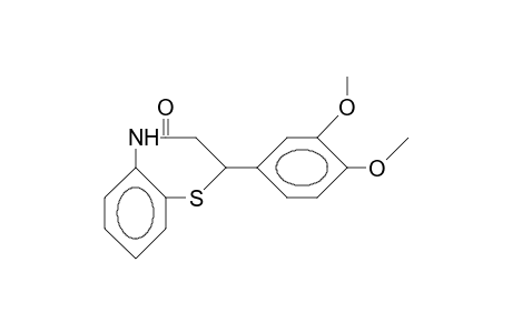 2-(3,4-Dimethoxy)-2,3,4,5-tetrahydro-1,5-benzothiazepin-4-on