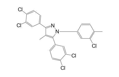 1-(3-chloro-4-methylphenyl)-3,5-bis(3,4-dichlorophenyl)-4-methyl-1H-pyrazole