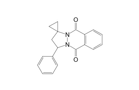 1H-Pyrazolo[1,2-b]phtalazine-5,10(4H,11H)-dione, 2,3-dihydro-1-phenyl-3-spirocyclopropane-