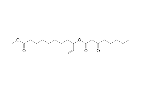 10-Undecenoic acid, 9-(3-oxooctanoyloxy)-, methyl ester