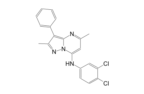 N-(3,4-dichlorophenyl)-2,5-dimethyl-3-phenylpyrazolo[1,5-a]pyrimidin-7-amine