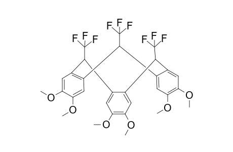 2,3,7,8,12,13-Hexamethoxy-1,10,15-tris(trifluoromethyl)-10,15-dihydro-5H-tribenzo[a,d,g]cyclononene