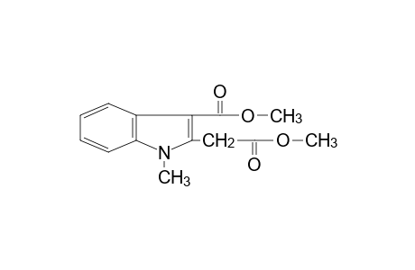 3-carboxy-1-methylindole-2-acetic acid, dimethyl ester