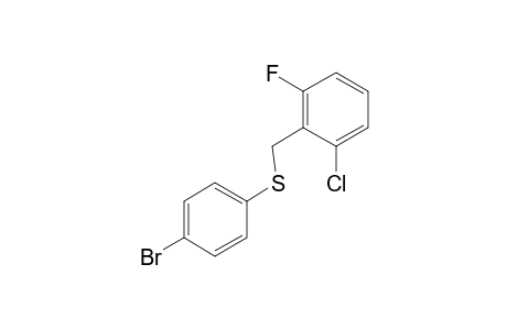 2-(((4-bromophenyl)sulfanyl)methyl)-1-chloro-3-fluorobenzene