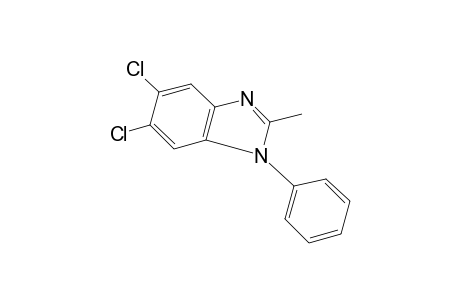 5,6-dichloro-2-methyl-1-phenylbenzimidazole