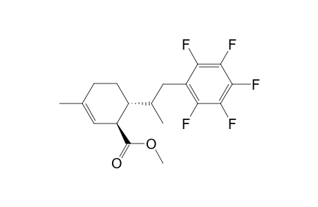 (1R,6R)-6-[3-(perfluorophenyl)prop-2-yl]-3-methyl-cyclohex-2-en-1-carboxylic acid methyl ester