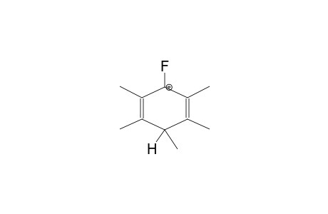 Fluoro-pentamethyl-benzenium cation