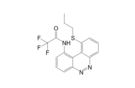 2,2,2-trifluoro-N-(1-propylsulfanylbenzo[c]cinnolin-10-yl)acetamide