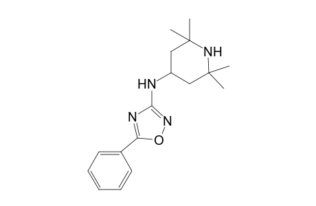 (5-Phenyl-[1,2,4]oxadiazol-3-yl)-(2,2,6,6-tetramethyl-piperidin-4-yl)-amine