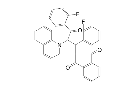 (1'R,2'S)-1'-(2-fluorobenzoyl)-2'-(2-fluorophenyl)-2',3a'-dihydro-1'H-spiro[indene-2,3'-pyrrolo[1,2-a]quinoline]-1,3-dione