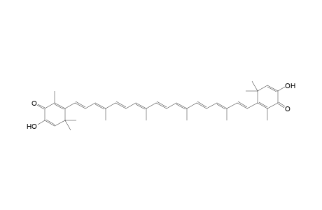 2,5-Cyclohexadien-1-one, 3,3'-(3,7,11,15-tetramethyl-1,3,5,7,9,11,13,15,17-octadecanonaene-1,18-diyl)bis[6-hydroxy-2,4,4-trimethyl-