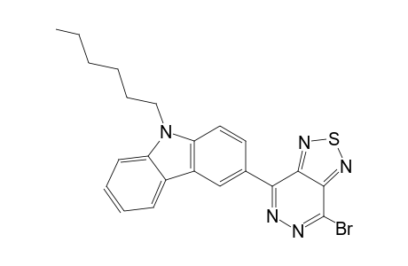 4-Bromo-7-(9-hexyl-9H-carbazol-3-yl)[1,2,5]thiadiazolo[3,4-d]pyridazine