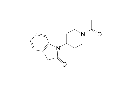 1-(4-Piperidinyl)-1,3-dihydro-2H-indol-2-one, N-acetyl-