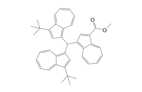 3-[bis(3-tert-butyl-1-azulenyl)methyl]-1-azulenecarboxylic acid methyl ester