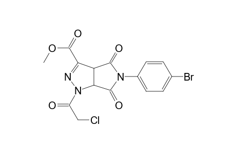 5-(4-Bromo-phenyl)-1-(2-chlorO-acetyl)-4,6-dioxo-1,3a,4,5,6,6a-hexahydro-pyrrolo[3,4-c]pyrazole-3-carboxylic acid methyl ester