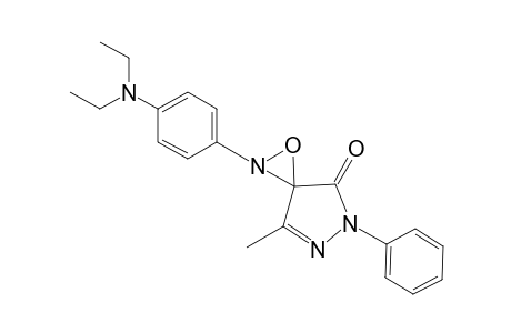 1-Oxa-2,5,6-triazaspiro[2.4]hept-6-en-4-one, 2-[4-(diethylamino)phenyl]-7-methyl-5-phenyl-