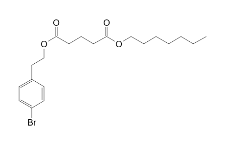 Glutaric acid, 2-(4-bromophenyl)ethyl heptyl ester