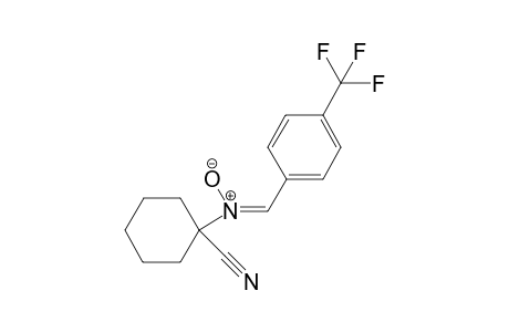 1-[N-(4-TRIFLUOROMETHYL-PHENYLMETHYLENE)]-AMINOCYCLOHEXANECARBONITRILE-N-OXIDE