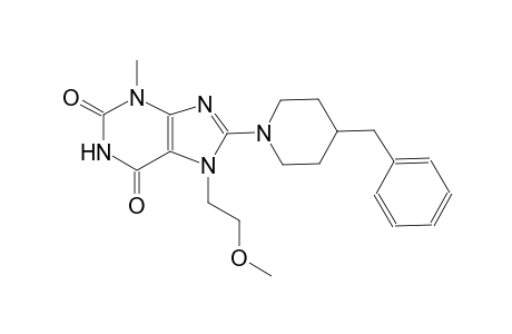 8-(4-benzyl-1-piperidinyl)-7-(2-methoxyethyl)-3-methyl-3,7-dihydro-1H-purine-2,6-dione