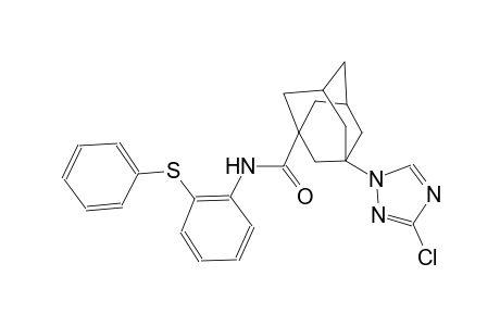 3-(3-chloro-1H-1,2,4-triazol-1-yl)-N-[2-(phenylsulfanyl)phenyl]-1-adamantanecarboxamide