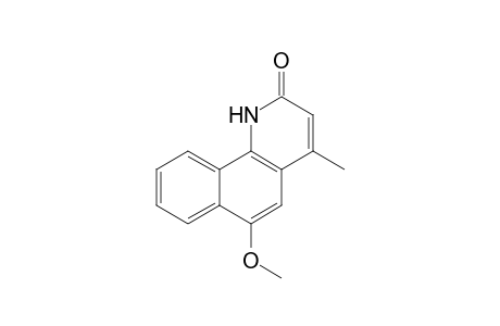 Benzo[h]quinolin-2(1H)-one, 6-methoxy-4-methyl-