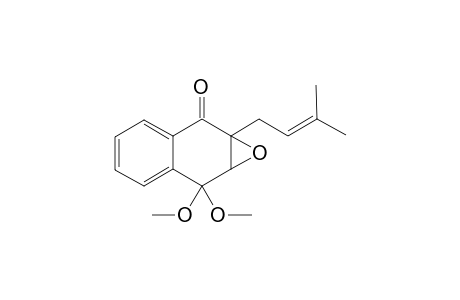 2-(3-METHYL-2-BUTENYL)-2,3-EPOXY-1,4-NAPHTHALENEDIONE-4,4-DIMETHOXYKETAL