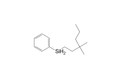 3,3-Dimethyl-1-(phenylsilyl)hexane