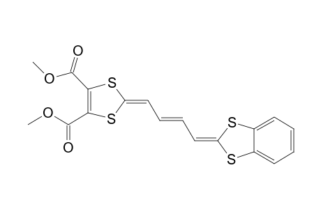 dimethyl 2-[(E)-4-(1,3-benzodithiol-2-ylidene)but-2-enylidene]-1,3-dithiole-4,5-dicarboxylate