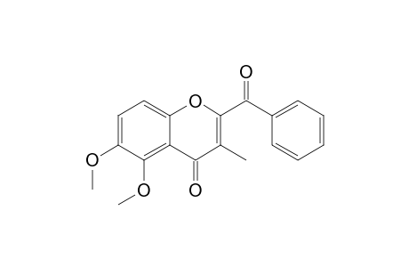 2-Benzoyl-5,6-dimethoxy-3-methyl-1-chromen-4-one