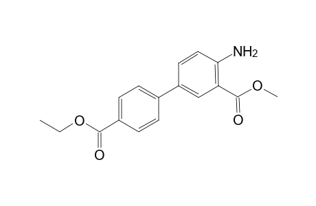 4'-ethyl 3-methyl 4-aminobiphenyl-3,4'-dicarboxylate