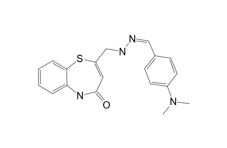 2-[4-(N,N-Dimethylamino)benzylidene]hydrazinomethyl-1,5-benzothia-4(5H)-one