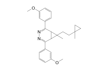 2,5-bis(3'-Methoxyphenyl)-7-methyl-7-[2"-(1'"-methylcyclopropyl)ethyl]-3,4-diazabicyclo[4.1.0]hepta-2,4-diene