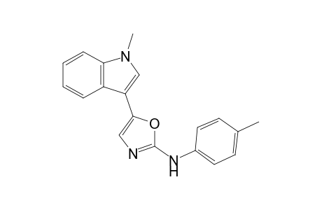 1-Methyl-3-[2-(4-methylphenyl)amino-1,3-oxazol-5-yl]indole