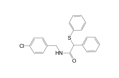 N-(4-chlorobenzyl)-2-phenyl-2-(phenylsulfanyl)acetamide