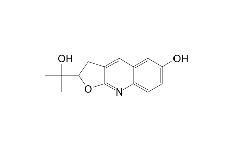 (+)-2-(1'-HYDROXY-1'-METHYLETHYL)-2,3-DIHYDROFURO-[2,3-B]-QUINOLIN-6-OL;(+)-RIEDELIANINE