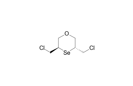 trans-3,5-Bis(chloromethyl)-1,4-oxaselenane