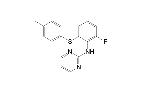 N-{2-Fluoro-6-(p-tolylthio)phenyl}pyrimidin-2-amine