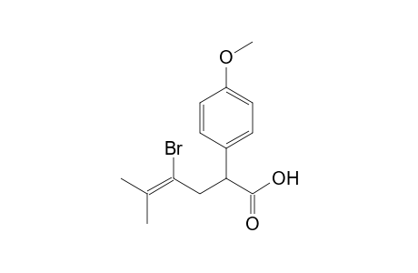 4-Bromo-2-(4-methoxyphenyl)-5-methylhex-4-enoic acid