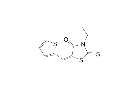 (5E)-3-ethyl-5-(2-thienylmethylene)-2-thioxo-1,3-thiazolidin-4-one