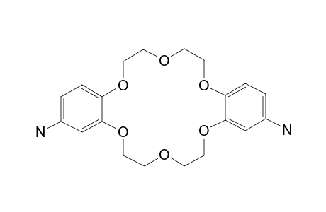 4',5''-Diaminodibenzo[b,k]-1,4,7,10,13,16-hexaoxacyclooctadeca-2,11-diene