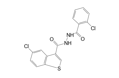 1-(o-chlorobenzoyl)-2-[(5-chlorobenzo[b]thien-3-yl)carbonyl]hydrazine