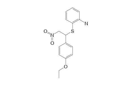 o-{[p-ETHOXY-alpha-(NITROMETHYL)BENZYL]THIO}ANILINE