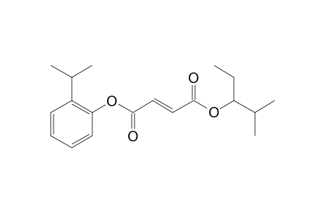 Fumaric acid, 2-isopropylphenyl 2-methylpent-3-yl ester