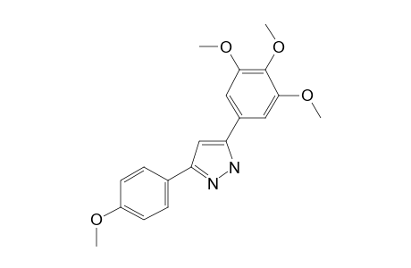 3-(4-Methoxyphenyl)-5-(3,4,5-trimethoxyphenyl)-1H-pyrazole