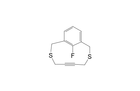 14-Fluoro-3,8-dithiabicyclo[8.3.1]tetradeca-1(14),10,12-trien-5-yne