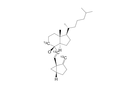 [7,9,19-(13)C(3)]-(3R,5R)-(6E)-3,5-DEHYDRO-9,10-SECOCHOLESTA-6,10(19)-DIEN-8-BETA-OL